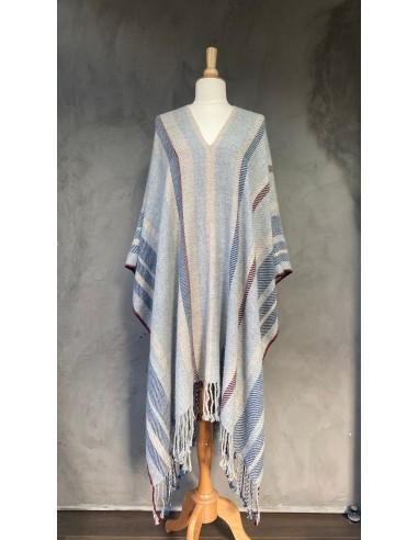 Poncho NB (naturel, bleu) Profitez des Offres !