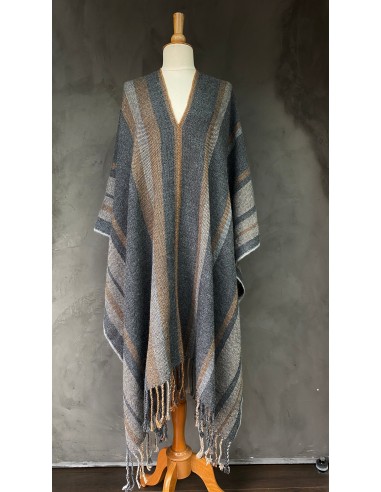 Poncho AC ( anthracite, Camel) du meilleur 