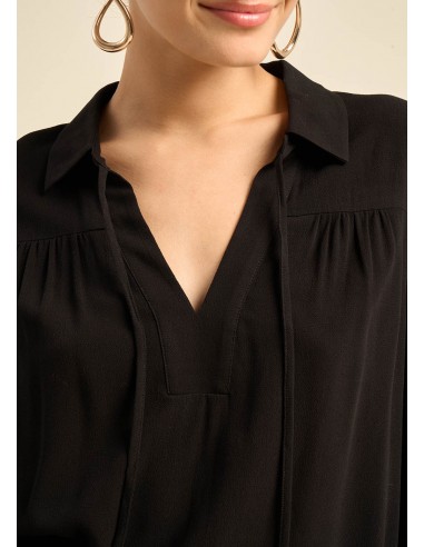 Blouse à manches bouffantes solde