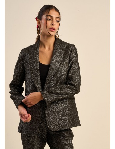 Veste de tailleur jacquard mouchetée Economisez 