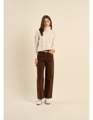 Pantalon en velours à coupe droite l'achat 