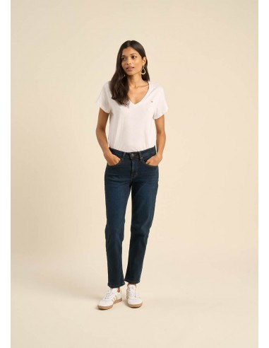 Jean boyfriend à taille médium vente chaude votre 